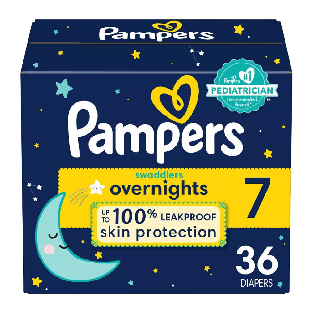 Pampers Swaddlers Overnight Diapers 36Ct
