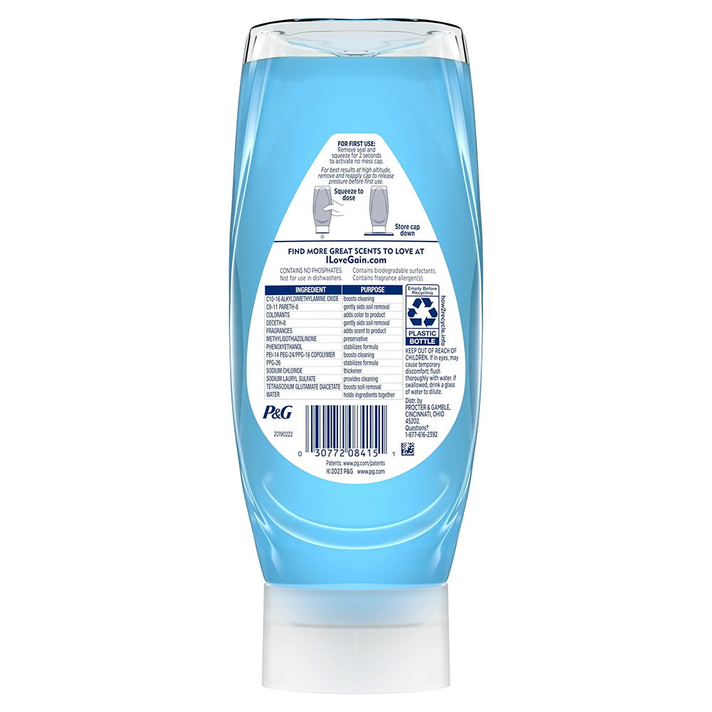 Gain Ultra Clean Dishwashing Liquid, Honey Berry Hula Scent, 14.7 Oz