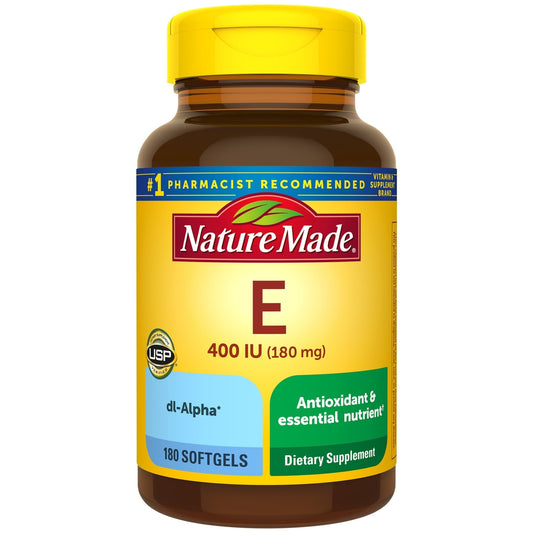 Nature Made Dl-Alpha Vitamin E 400 Iu Softgels 180 Soft Gels