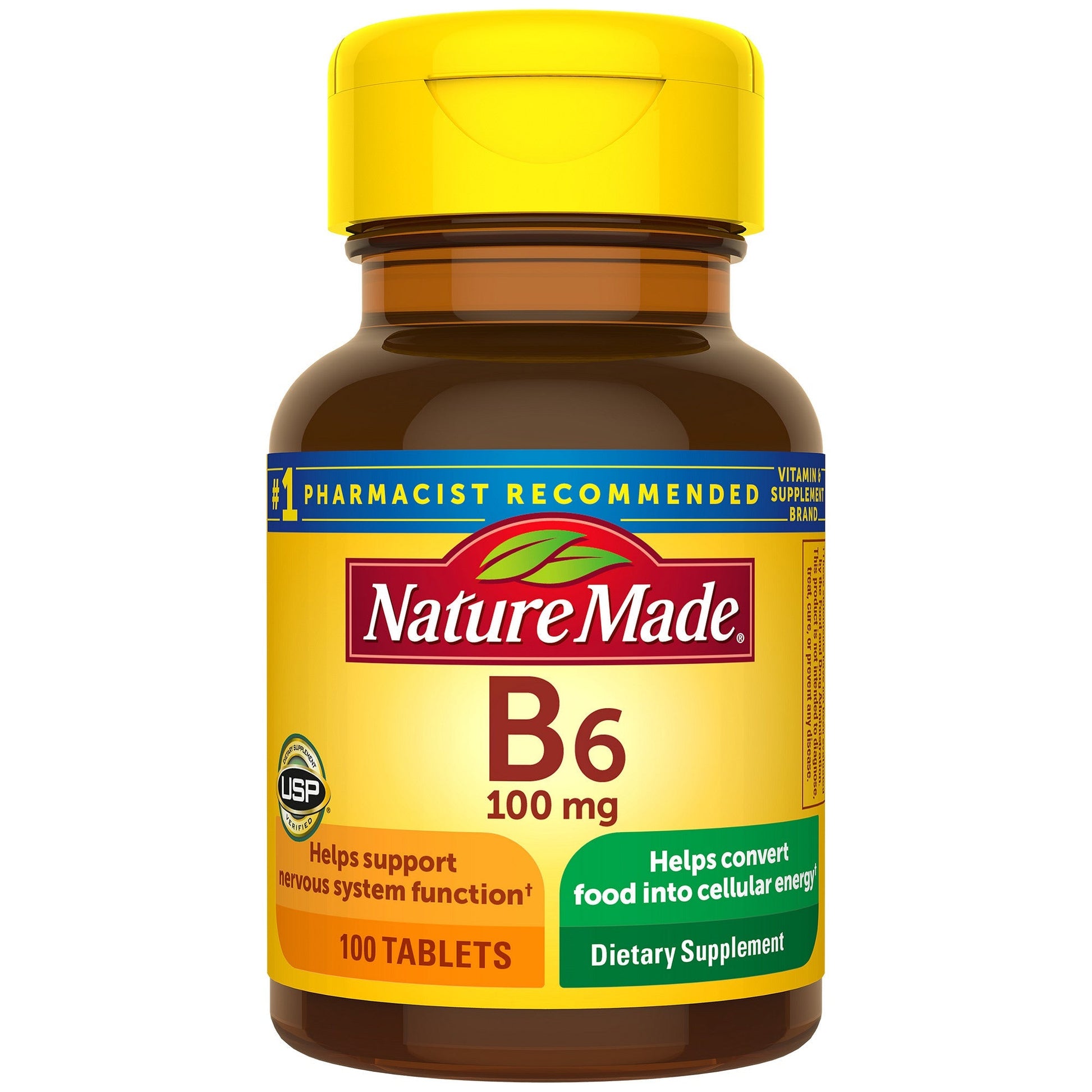 Nature Made Vitamin B-6 100 Mg Tablets 100 Ea