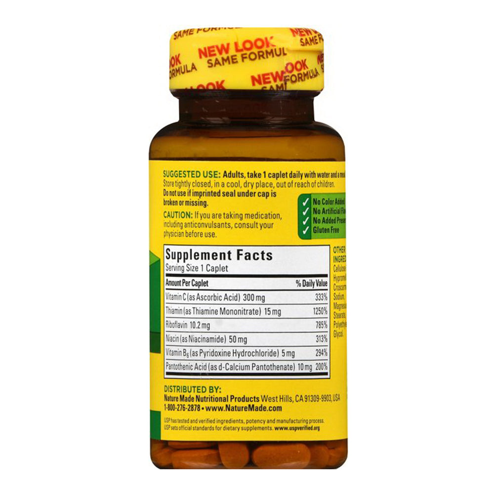 Nature Made Vitamin B Complex Caplets - 100 Caplets