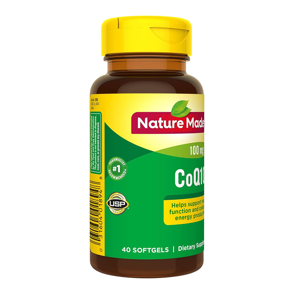Nature Made Coq10 100 Mg Softgels 40 Ea