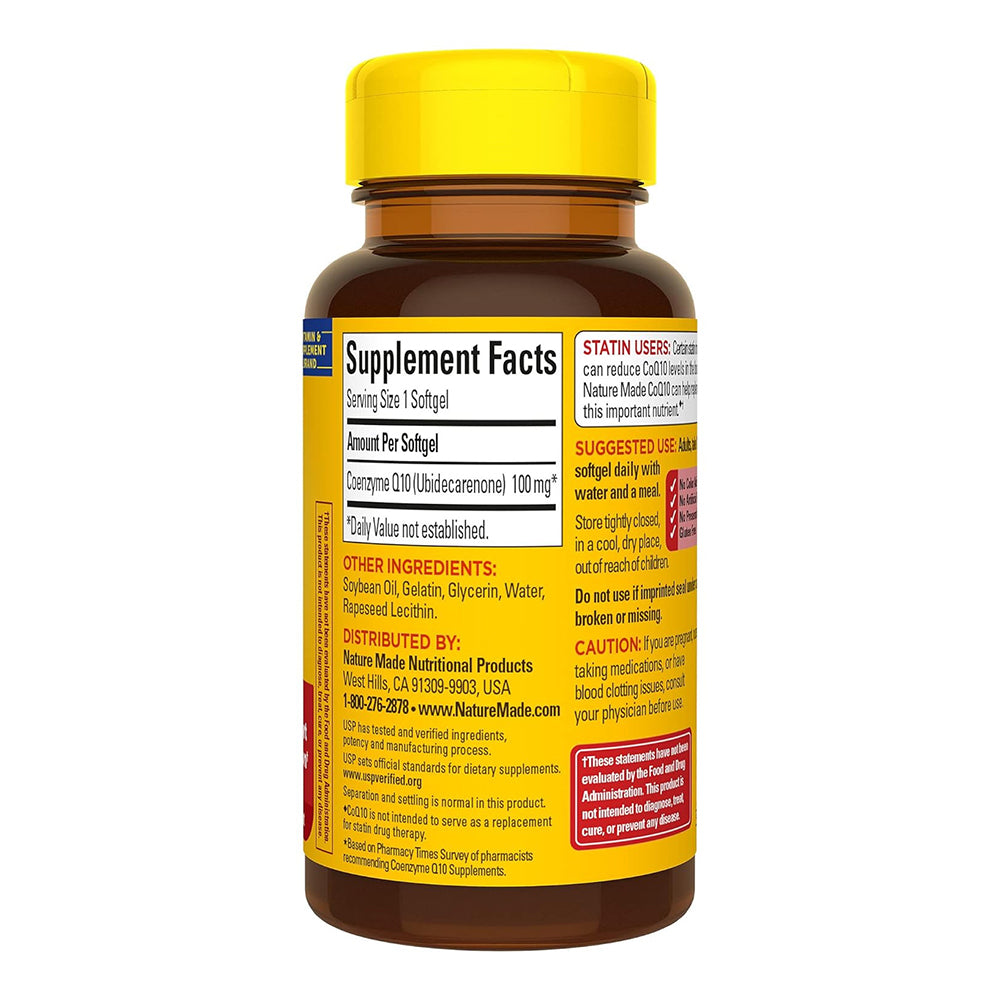 Nature Made Coq10 100 Mg Softgels 40 Ea