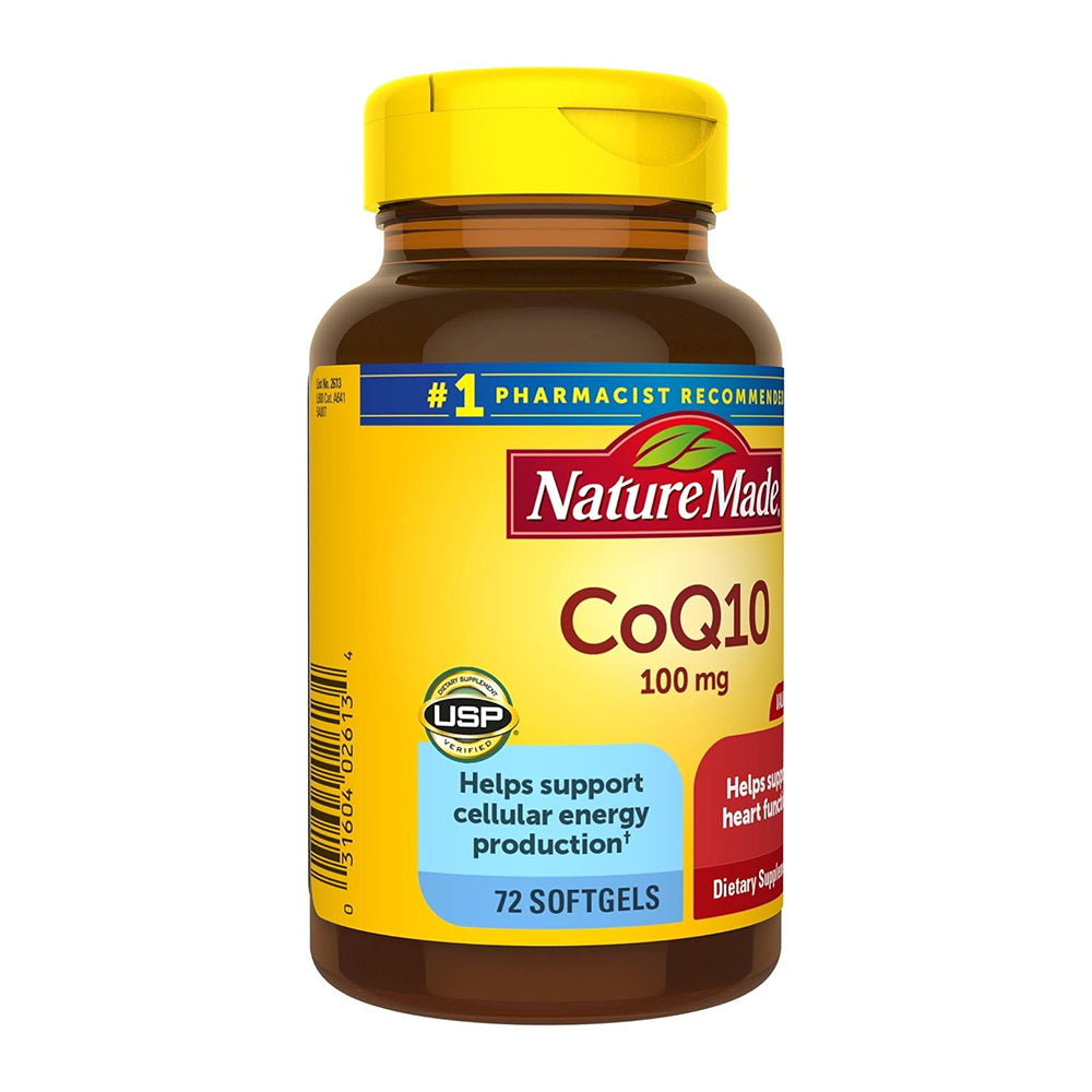 Nature Made Coq10 100 Mg Heart Support Dietary Supplement - 72 Softgels