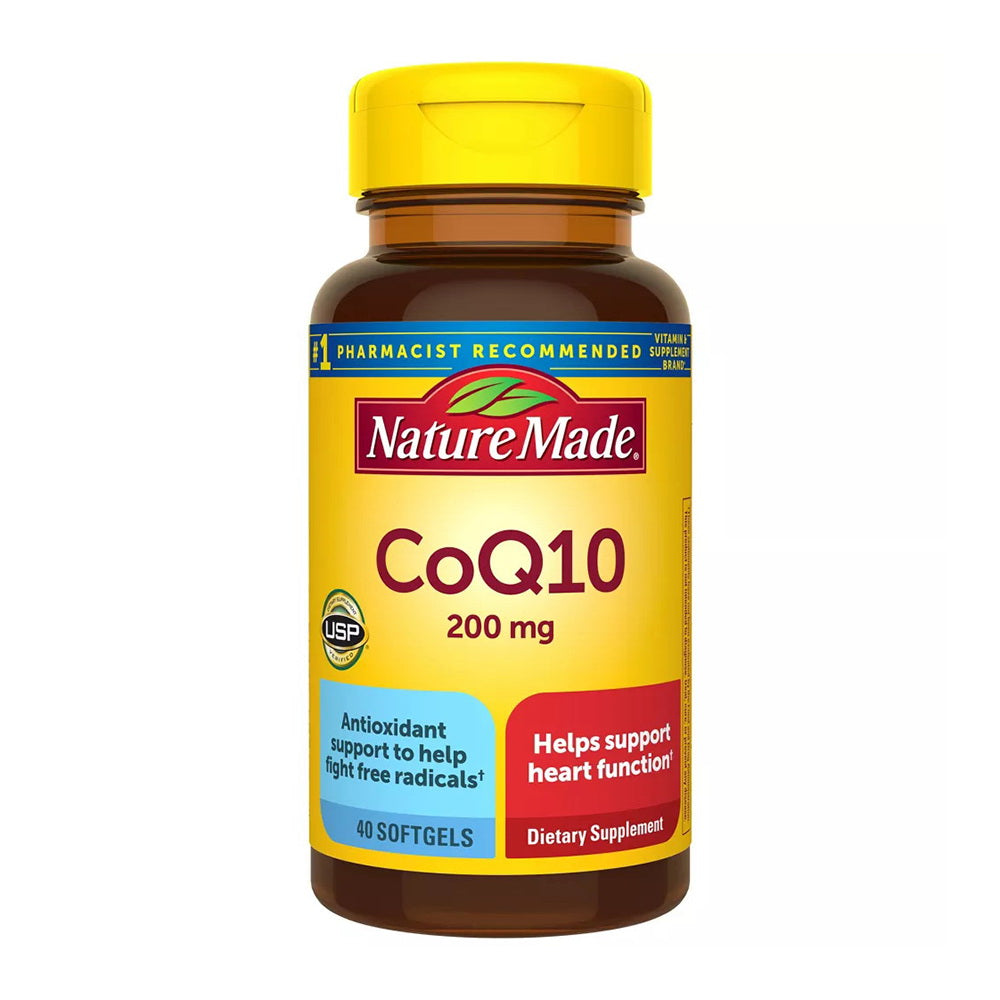 Nature Made Coq10 200 Mg Liquid Softgels 40 Ea