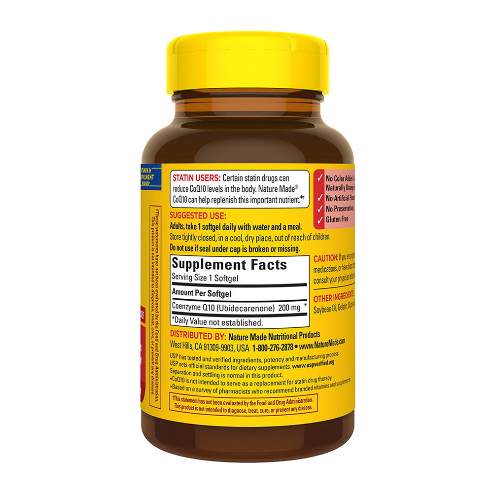 Nature Made Coq10 200Mg - 80 Softgels