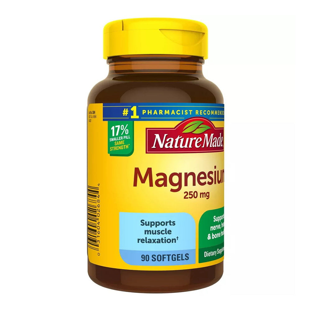 Nature Made Magnesium 250 Mg Liquid Softgels - 90 Ea