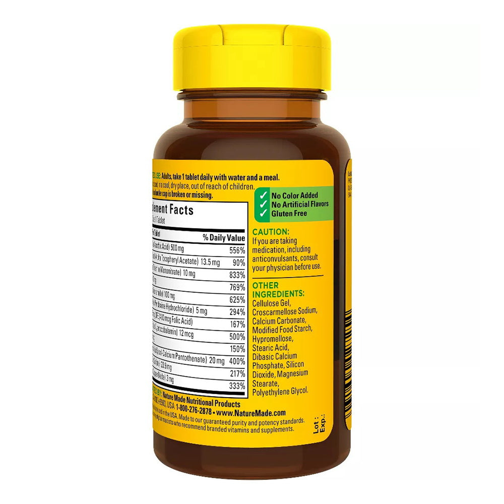 Nature Made Stress B-Complex Dietary Supplement Tablets With Vitamin C & Zinc 75 Ea