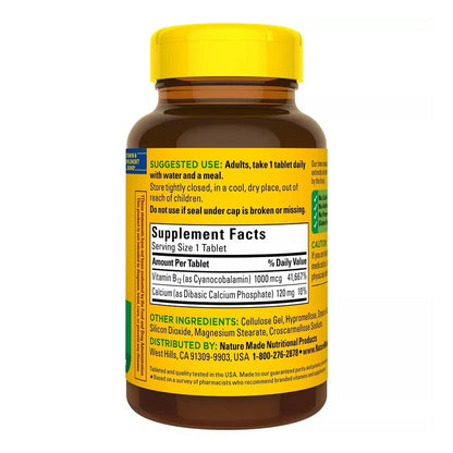 Nature Made Vitamin B12 1000 Mcg Time Release Tablets - 160Ct