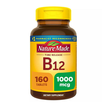 Nature Made Vitamin B12 1000 Mcg Time Release Tablets - 160Ct