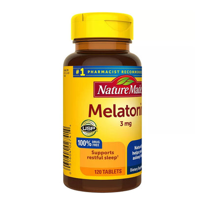 Nature Made Melatonin 3Mg Tablets 120 Ea