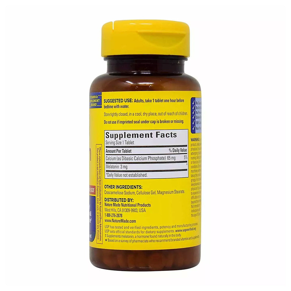 Nature Made Melatonin 3 Mg Tablets, 240 Count