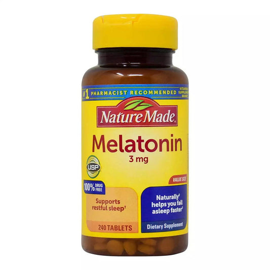 Nature Made Melatonin 3 Mg Tablets, 240 Count