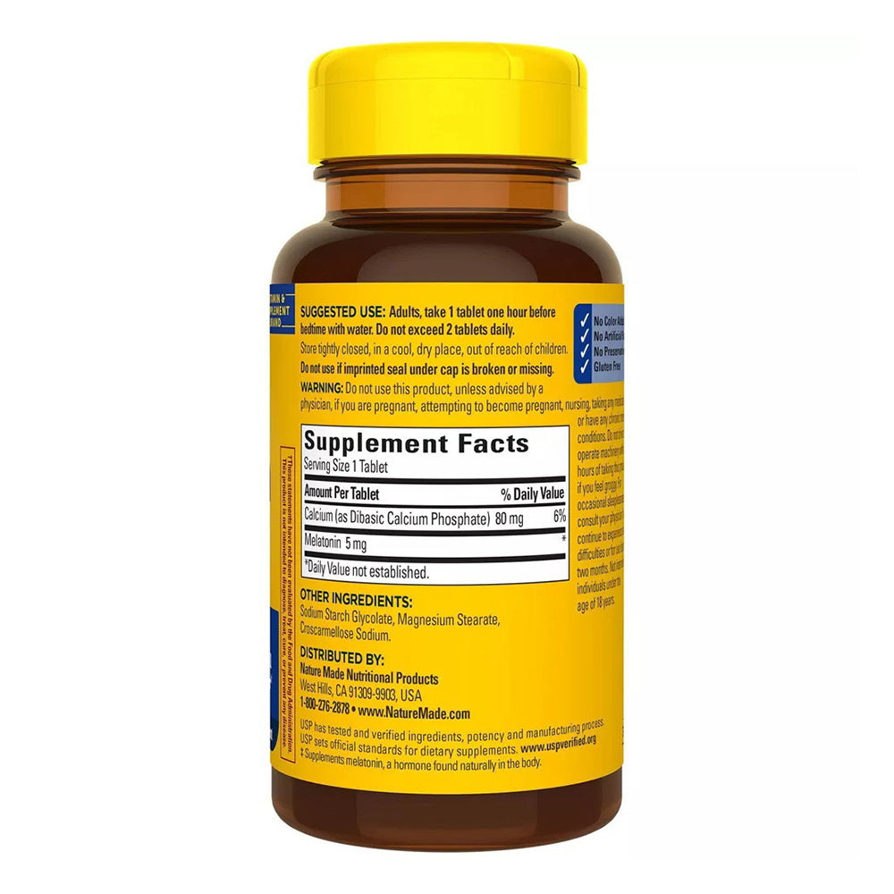Nature Made Melatonin 5 Mg Tablets 90 Ea