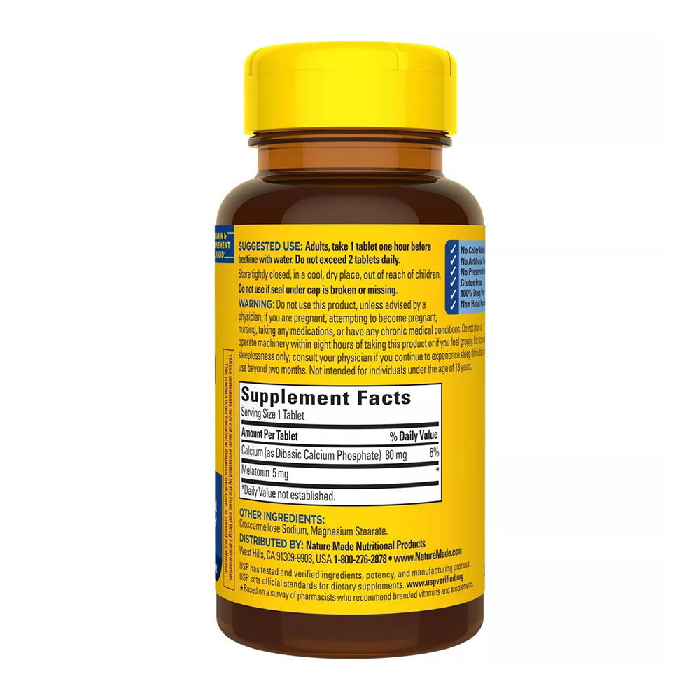 Nature Made Melatonin 5 Mg Tablets 90 Ea