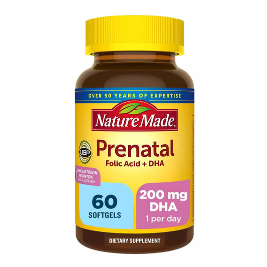 Nature Made Prenatal Multi + Dha, Liquid Softgels 60 Ea