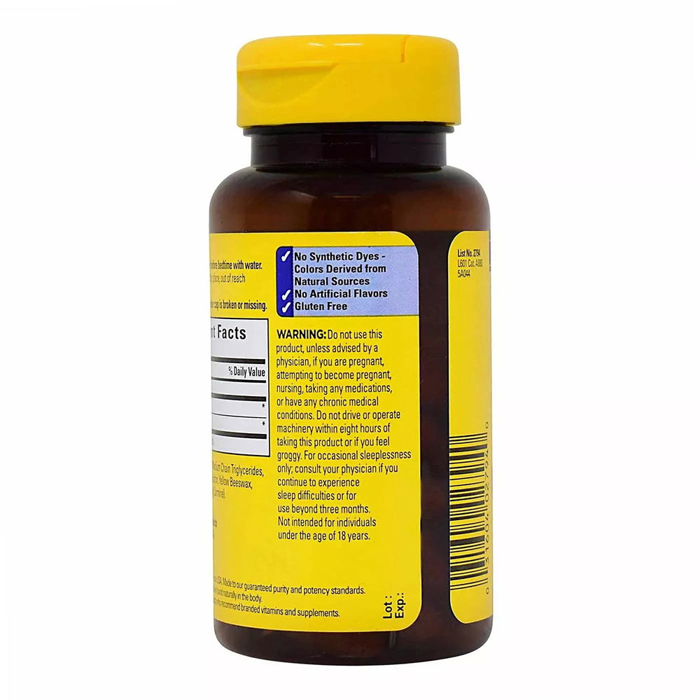 Nature Made Melatonin + L-Theanine 200Mg, Softgels 60 Caplets