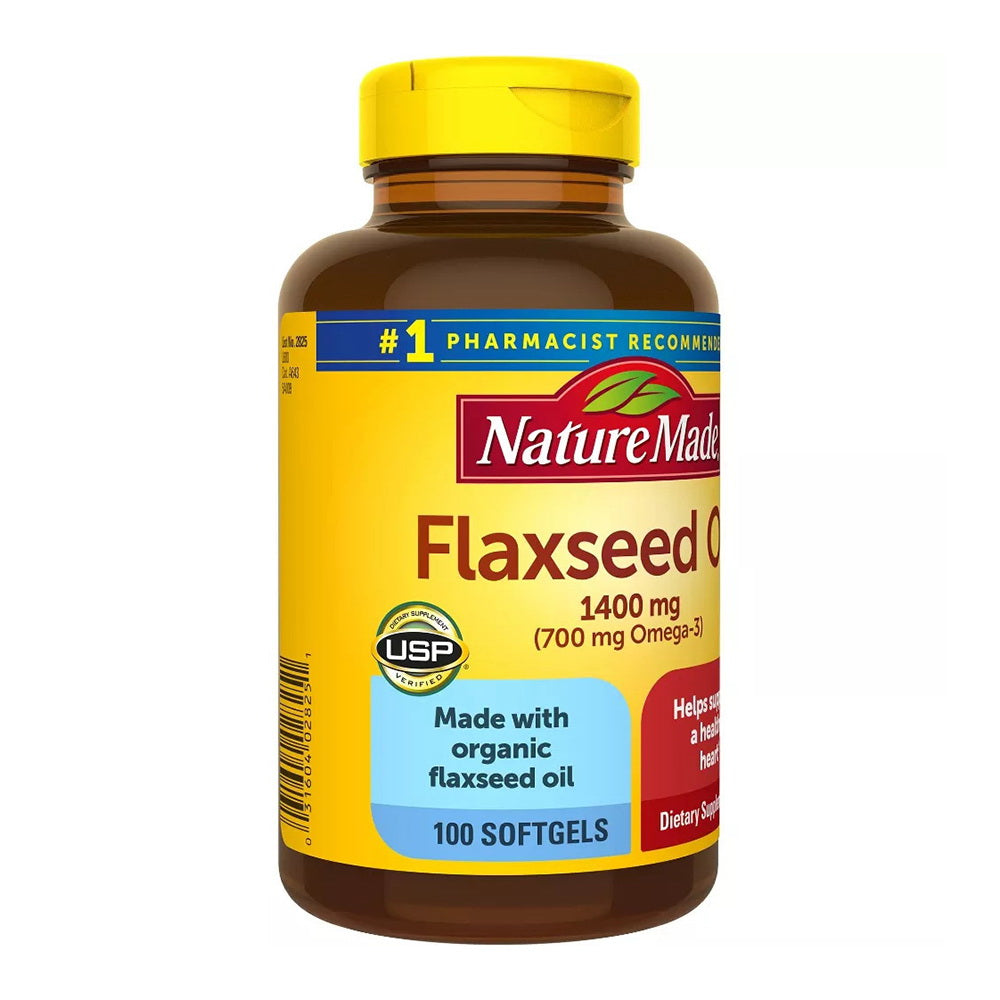 Nature Made Flaxseed Oil 1400Mg - 100 Softgels
