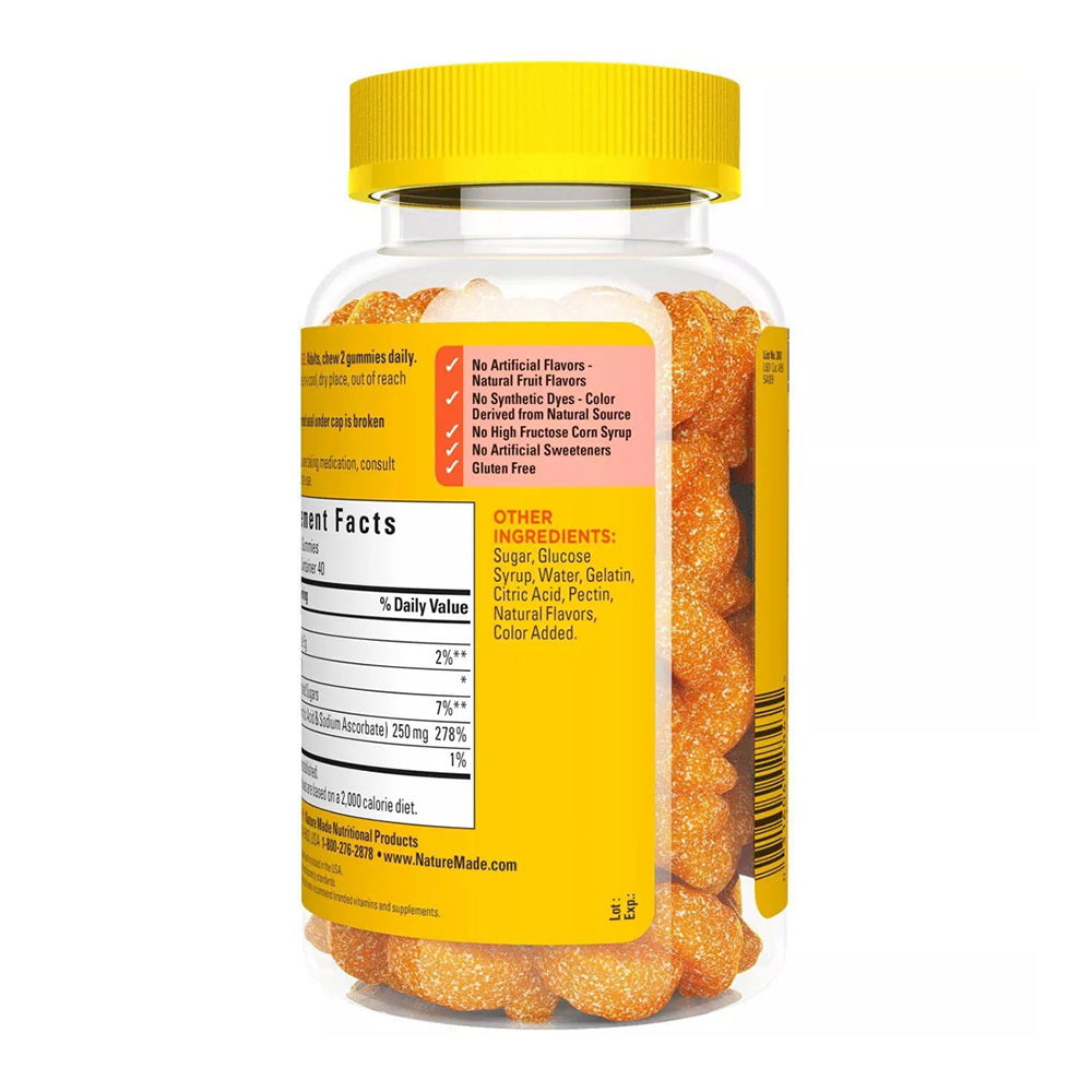 Nature Made Vitamin C Adult Gummies, Tangerine 80 Ea
