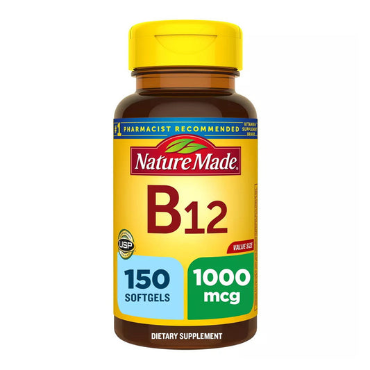 Nature Made Vitamin B12 1000 Mcg Softgels Dietary Supplement - 150 Softgels