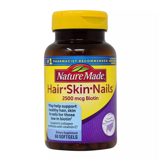 Nature Made Hair, Skin, Nails, 60 Softgels