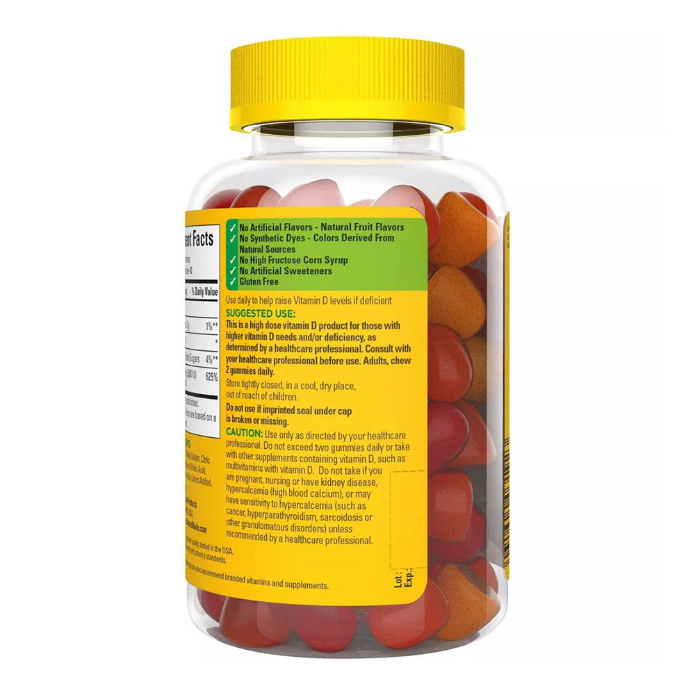 Nature Made Extra Strength Vitamin D3 5000 Iu (125 Mcg) Gummies, 80 Count
