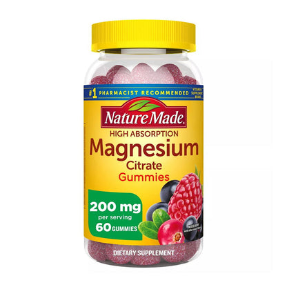 Nature Made High Absorption Magnesium Citrate 60 Gummies