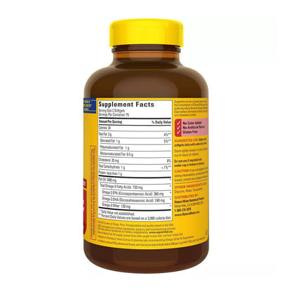 Nature Made Fish Oil 1200 Mg, Softgels 150