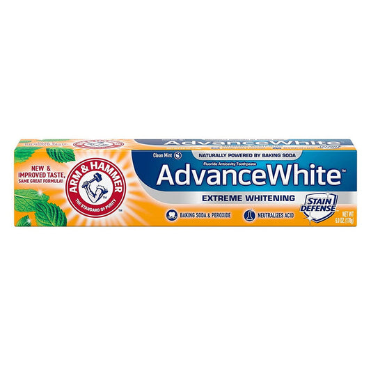 Arm & Hammer Advance White Baking Soda And Peroxide Tartar Control Toothpaste - 4.3 Oz