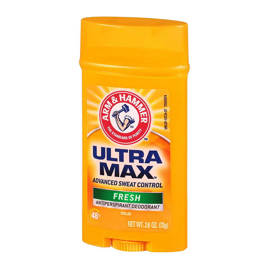 Arm & Hammer Ultramax Solid Antiperspirant Deodorant, Fresh, 2.8 Oz