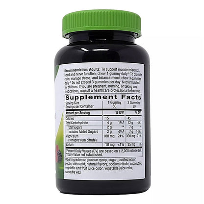 Nature'S Way Magnesium Cw 100Mg 60 Gmm