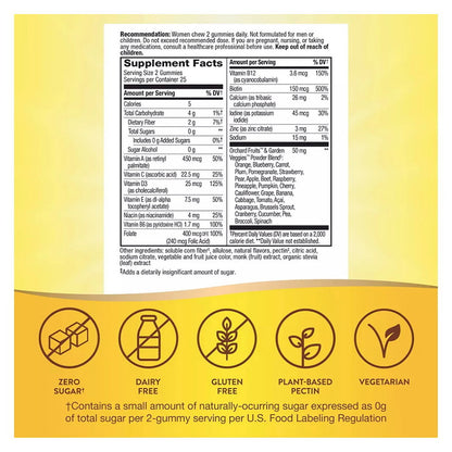 Alive Zero Sugar Women's Gummy Multivitamin, 50 Ct