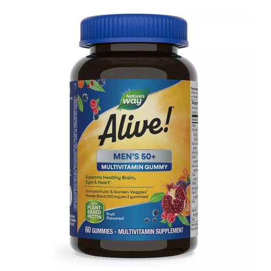 Nature'S Way Alive! Men'S 50+ Gummies - 60 Count