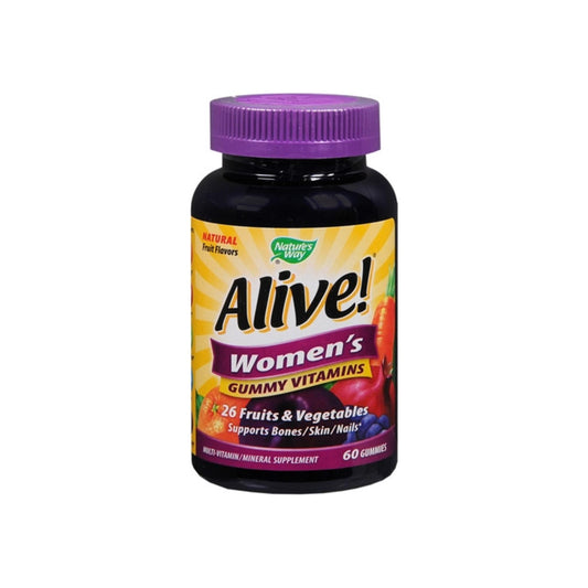 Nature'S Way Alive Women'S 50+ Gummy Vitamins Fruit Flavors 60 Each