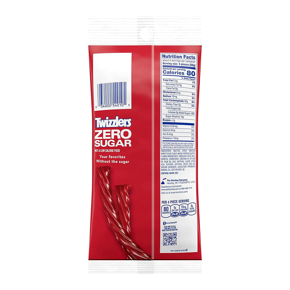 Twizzlers Strawberry Twists Sugar Free 12 Pack (5Oz Per Pack)