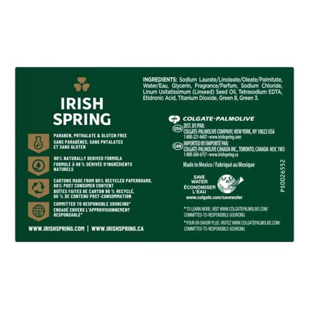 Irish Spring Original Bar Soap 3.70 Oz, 3 Ct