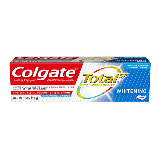 Colgate Total Whitening Toothpaste, 3.3 Oz.