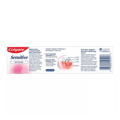 Colgate Sensitive Toothpaste Stain Removing Toothpaste, Mint, 6 Oz