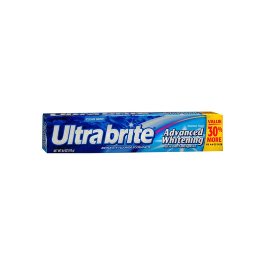 Ultra Brite Advanced Whitening Toothpaste Clean Mint 6 Oz