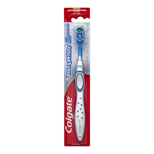 Colgate Max White Full Head Adult Toothbrush, Soft - 1 Ea