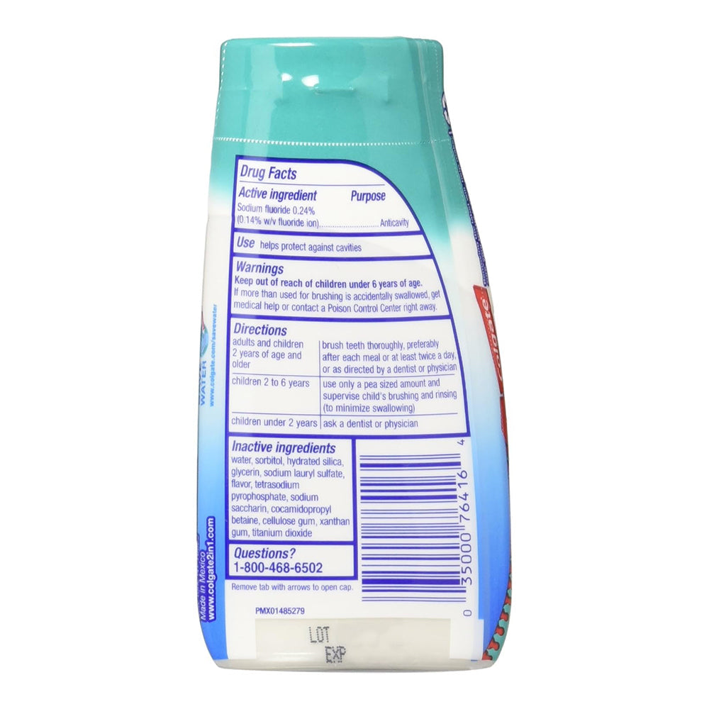 Colgate 2-In-1 Toothpaste And Mouthwash Whitening Icy Blast - 4.6 Oz
