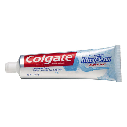 Colgate Max Clean Smart Foam Whitening Fluoride Toothpaste - 6 Oz