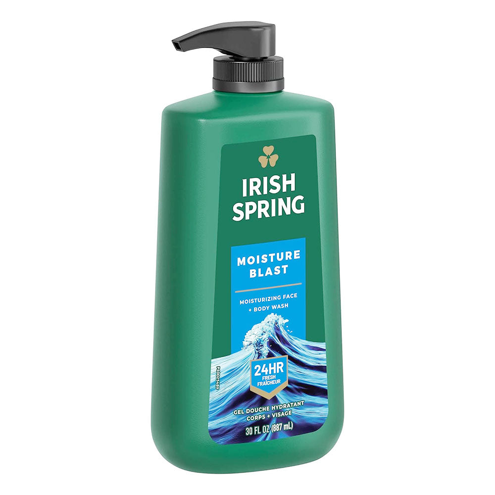Irish Spring Moisture Blast Body Wash, 30 Oz
