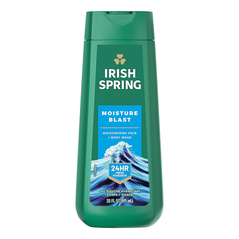 Irish Spring Moisture Blast Body Wash For Men, 20 Oz