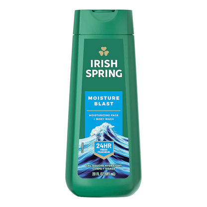 Irish Spring Moisture Blast Body Wash For Men, 20 Oz