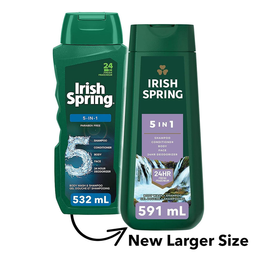 Irish Spring 5-In-1 Body Wash For Men, 20 Oz
