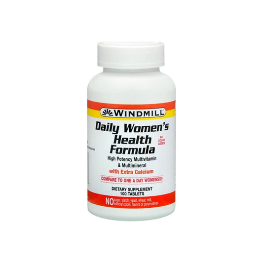 Windmill Daily Women'S Health CareFormula Multivitamin Tablets 100 Tablets