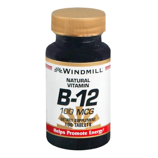 Windmill Vitamin B-12 100 Mcg Tablets 100 Tablets