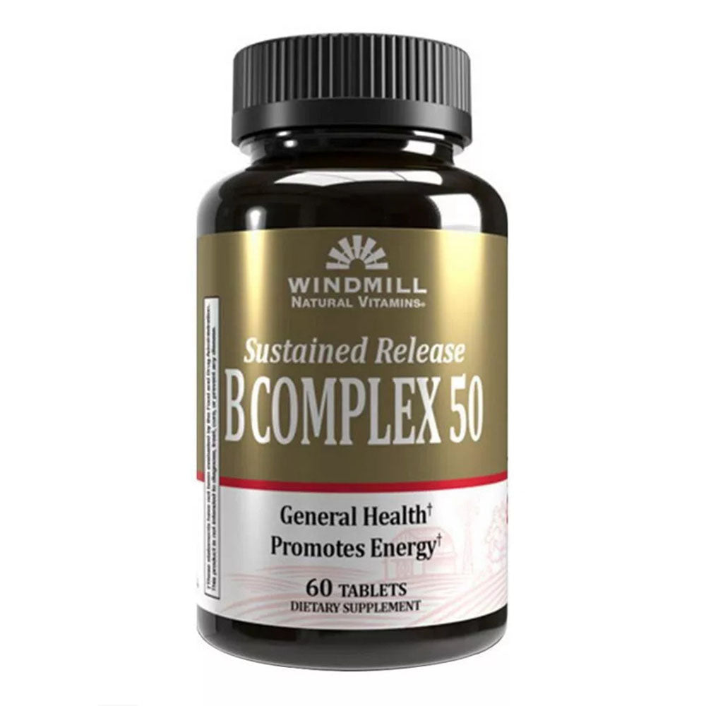 Windmill Vitamin B-Complex Tablets Sustained Release 60 Tablets