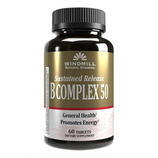 Windmill Vitamin B-Complex Tablets Sustained Release 60 Tablets